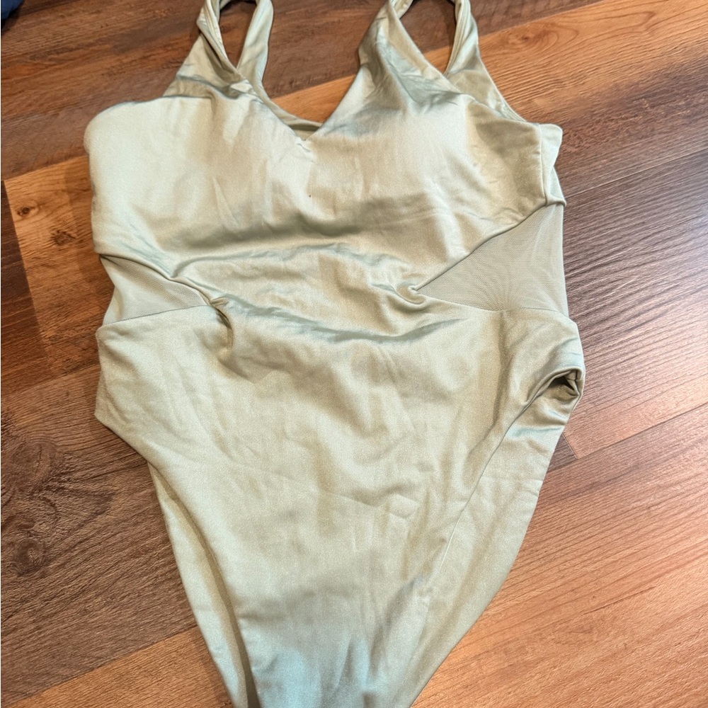 BuffBunny Olive Green One-Piece Swimsuit